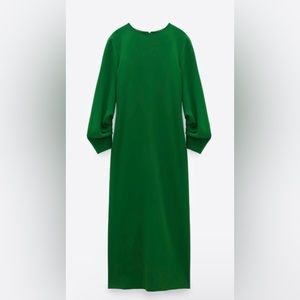 Zara Midi Green Dress